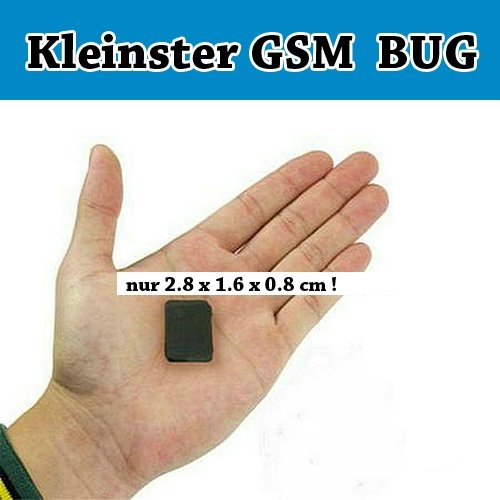Der kleinste GSM Spy Bug der Welt - Babyphone Überwachung Abhörgerät