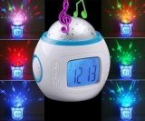 PREMIUM LED Sternenhimmel Digitaler Wecker mit 10 Melodien und Projektion