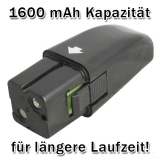 HUKITECH Ersatzakku Akku fr Swivel Sweeper 1600 mAh