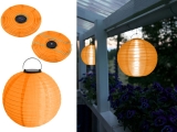 Designer LED Solarleuchte Mondlicht Solarkugel - Farbe ORANGE