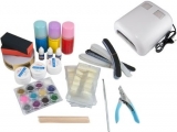 Profi Studio UV Nagel Lampe Lichthrtungsgert - Nail Set mit viel Zubehr