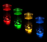 Blinkende LED Shooter Schnapsglser - 12 Stck